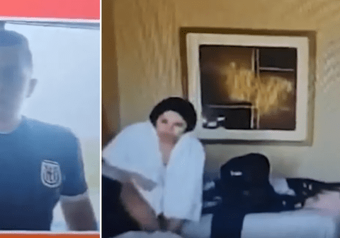 Un jurnalist ecuadorian care a intrat prin apel video într-o emisiune și-a arătat, din greșeală, partenera de viață aproape dezbrăcată