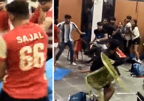 Bătaie nebună între două echipe studențești, după un joc desfășurat la o competiție sportivă pentru colegii, în India