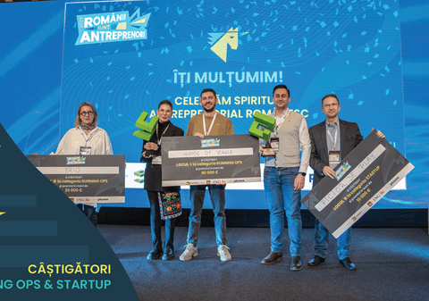 Viziunea antreprenorială românească, premiată la „Românii sunt antreprenori”. Cine sunt marii câștigători ai competiției Startarium 2023