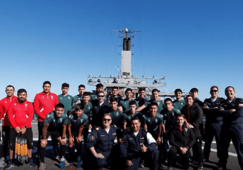 O echipă de fotbal din Chile a călătorit 34 de ore cu vaporul pentru un meci din primul tur al Cupei cu o formație din Insula Robinson Crusoe