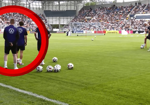 Breșă de securitate la antrenamentul Germaniei pentru EURO 2024. Un youtuber s-a strecurat pe teren și s-a pregătit cu vedetele nemților