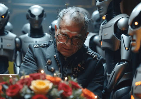 Ion Iliescu și clipul din 2099 care a devenit viral. „Nu cred că o să mai fiu pe aici încă 200 de ani, dar cine știe?”. VIDEO