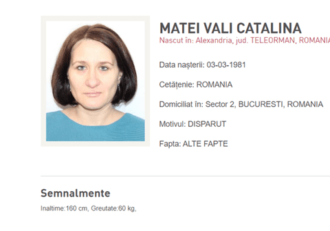 Dată dispărută, secretara-şefă a Universităţii de Medicină şi Farmacie „Carol Davila” a fost găsită moartă într-un lac din Capitală