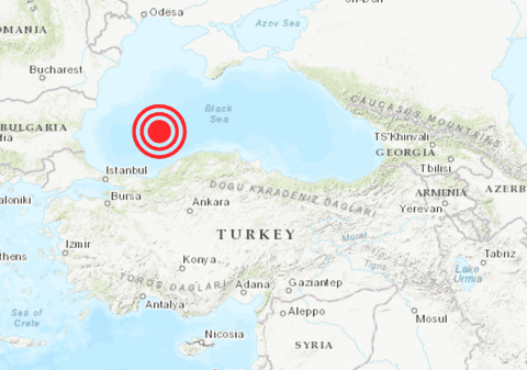 Cutremur de 5,6 grade în Marea Neagră, resimțit în localități de pe litoralul românesc