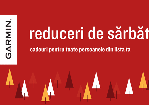 Reduceri de Sărbători la Garmin Romania: peste 80 produse cu discounturi de până la 46%