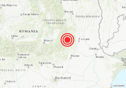 Cutremur azi, 6 decembrie, cu magnitudinea de 2,7 în zona Vrancea