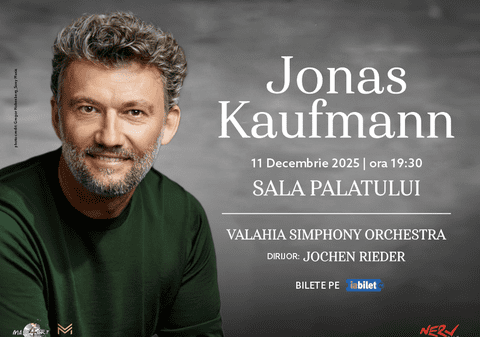 Jonas Kaufmann, tenorul numărul 1 al lumii, ajunge în premieră absolută în Romania la București.