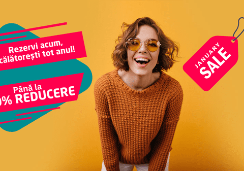 Vacanțe cu reduceri masive de ianuarie –Tarife cu până la 50% mai mici