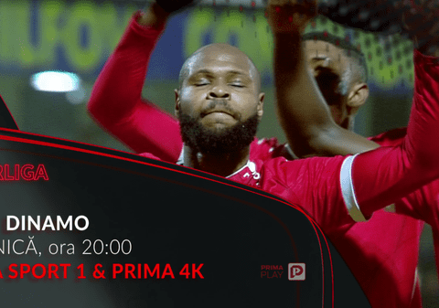 Derby-ul de foc, FCSB vs. DInamo, este în direct pe PRIMA SPORT 1 și PRIMA 4 K