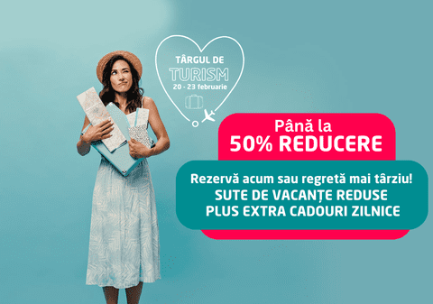 Târgul de Turism Online a început! Profită de reduceri de până la 50% și premii zilnice