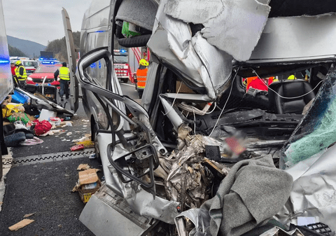 Manevra criminală a unui șofer de TIR a ucis patru ucrainence, pe o autostradă din Austria