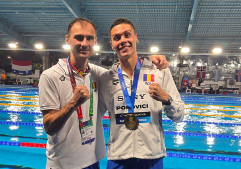 Secretul din spatele succesului lui David Popovici, dezvăluit de nutriționistul sportivului: „Victoria e mereu colectivă”