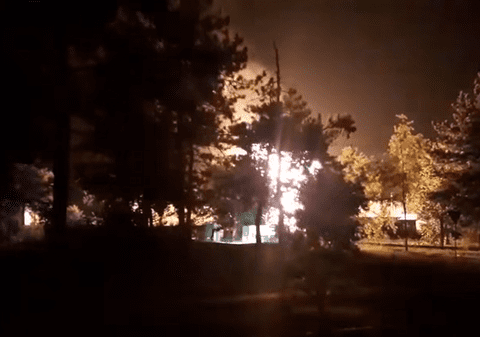 Punga de gaze de la Amara a explodat: flăcările se înalță la zeci de metri în aer, a fost emis mesaj RO-Alert