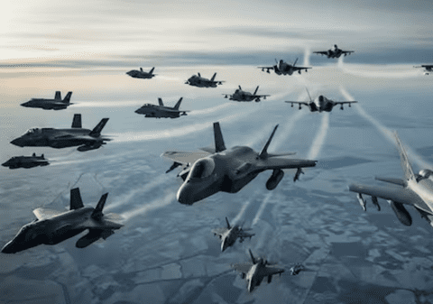 Două avioane britanice au patrulat deasupra României, într-o demonstrație de forță a NATO: „Pregătiți să apărăm spațiul aerian”