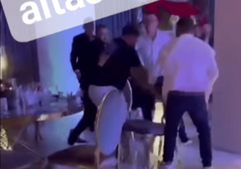 Bătaie la o nuntă din Craiova, între doi interlopi: unul dintre ei a scos cuțitul și l-a fugărit pe celălalt