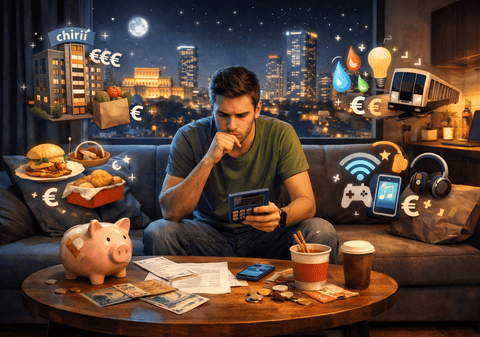 Cât costă, de fapt, să trăiești singur în București în 2026. Bugetul lunar al unui tânăr fără ajutor de la părinți