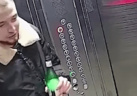 Doi ruși au aprins artificii într-un lift, iar totul s-a transformat într-un haos total. Ce i-a pus poliția să facă apoi