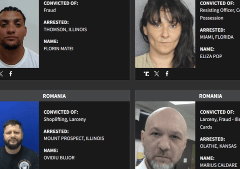 Românii de pe lista „celor mai răi dintre cei răi”, arestați de agenții ICE din Statele Unite ale Americii