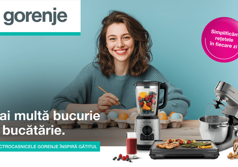 Electrocasnicele care simplifică pregătirile mesei festive de Paște de la Gorenje