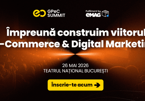 GPeC SUMMIT 26 Mai 2026 - Conferință, Expo și Networking cu 800+  actori relevanți din E-Commerce și Digital Marketing