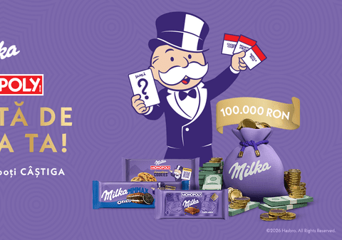 Cumpărăturile obișnuite pot deveni un joc cu premii: cum aduce Milka mai multă bucurie în familiile din România