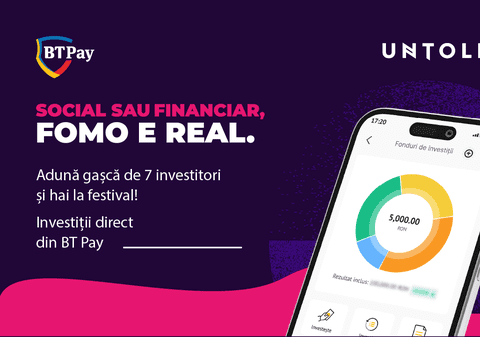 Investițiile vin cu bonus: BT Pay lansează o campanie care te trimite la UNTOLD 2026