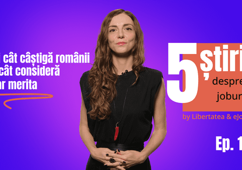 5 știri eJobs: Salariul nu va mai fi un secret la interviul de angajare. Unde se plătește cel mai bine