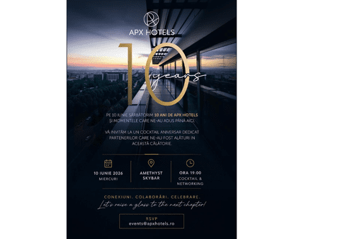 APX Hotels – 10 ani de dezvoltare în hospitalityul contemporan românesc