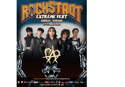 Alexandra Căpitănescu urcă pe aceeași scenă cu The Prodigy și Marilyn Manson la Rockstadt Extreme Fest 2026 