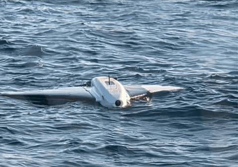 Două drone de tip Gerbera, descoperite în Marea Neagră lângă perimetrul Neptun Deep: scafandrii militari le-au detonat în larg