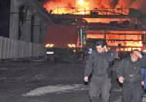 Incendiu de proportii in Capitala