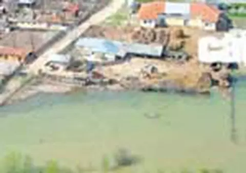 Evacuati cu catel, cu purcel