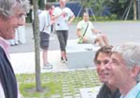 Spectatori de lux la Mondialul german