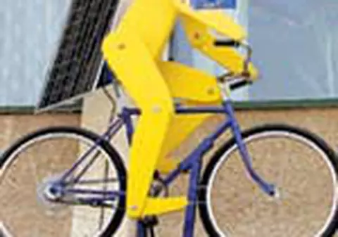 Bicicleta care 'merge' doar cand e soare