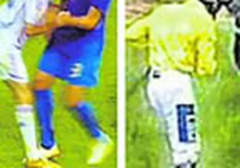 Modelul Zidane in calarie: un jocheu  i-a dat calului cu capul in gura 