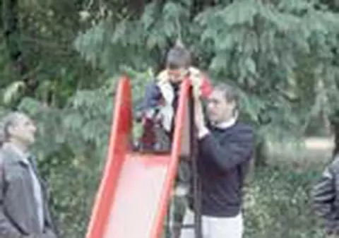 Lobont, in cantonament cu copilul