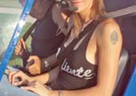 Roxana, 'sofer' de elicopter