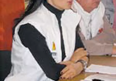 Mihaela Radulescu a devenit voluntar la 'Crucea Rosie'