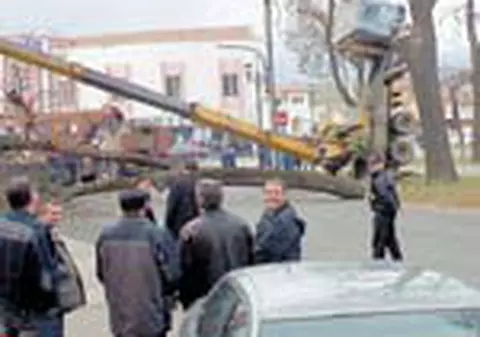 O macara s-a prabusit peste o biserica din Alba Iulia