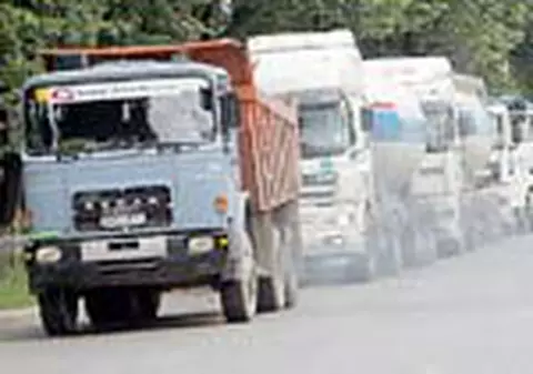 Liber la camioanele de mare tonaj pe DN1