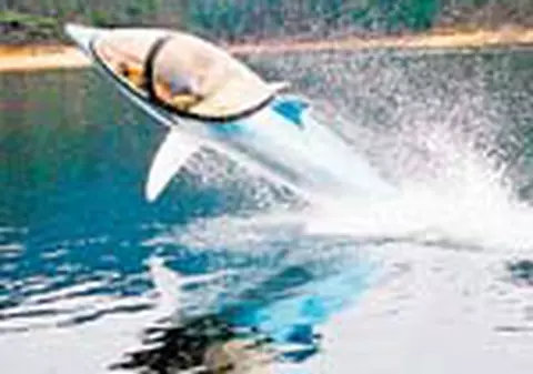 Barca-delfin, cea mai noua distractie a milionarilor