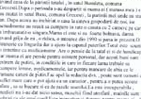 Tot ce isi doreste Aneta este un carucior cu rotile