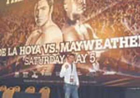 Lucian Bute a fost la 'meciul secolului'