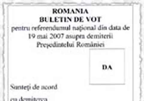  Asa  arata buletinul de vot