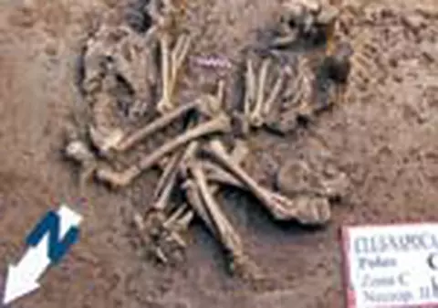 Scheletele imbratisate uimesc lumea