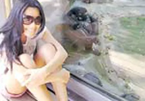 Corina Caragea, vacanta in Spania