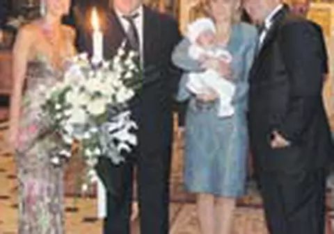 Baietelul lui Axinte a plans non-stop la botez