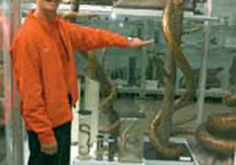 'Sarpele' a vizitat Muzeul Antipa