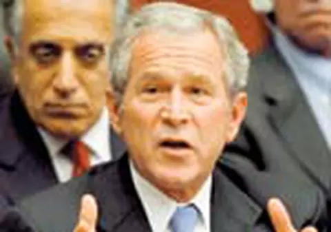 Bush gafeaza iar