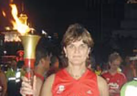 Elisabeta Lipa a alergat cu torta olimpica